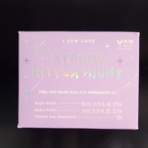 I Dew Care Starry Kitten Night Mask Set